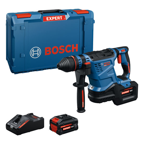 BOSCH EXPERT Akku-Bohrhammer mit SDS plus EXBH18V-32F, 2 x EXBA18V-80, XL-BOXX