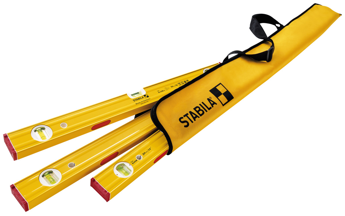 STABILA Wasserwaagen PRO SET 80 ASM, 120 cm / 60 cm / 30 cm / Tasche STABILA Wasserwaagen PRO SET 80 ASM, 120 cm / 60 cm / 30 cm / Tasche