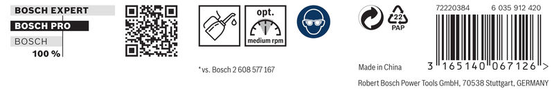 BOSCH Metallbohrer HSS-G, DIN 340