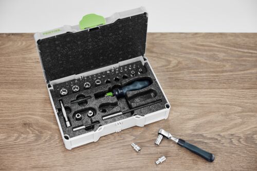 FESTOOL Ratschen-Set SYS3 S 76-1/4"-CE RA FESTOOL Ratschen-Set SYS3 S 76-1/4"-CE RA