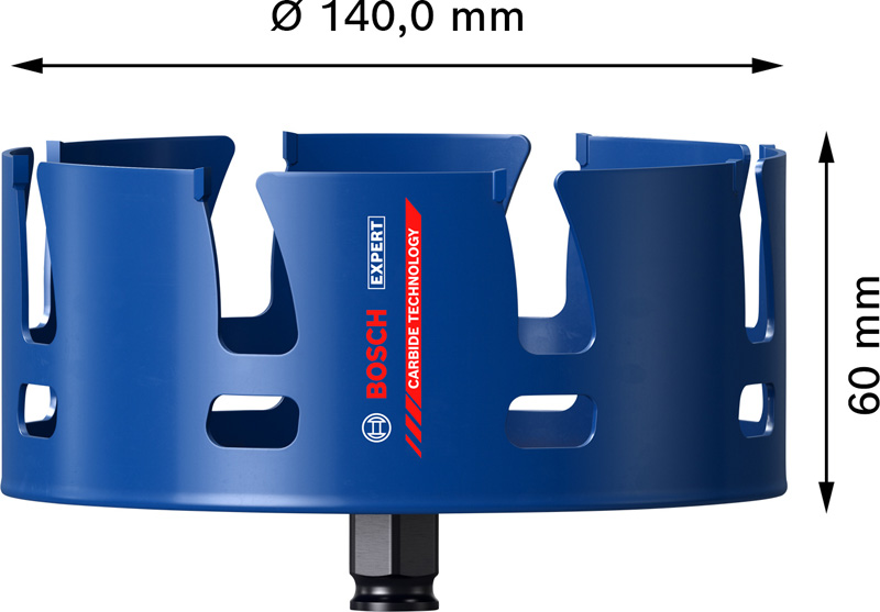 BOSCH EXPERT Construction Material Lochsäge, 140 x 60 mm BOSCH EXPERT Construction Material Lochsäge, 140 x 60 mm