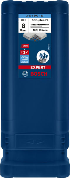 BOSCH EXPERT SDS plus-7X Hammerbohrer, 8 x 100 x 165 mm, 30-tlg. BOSCH EXPERT SDS plus-7X Hammerbohrer, 8 x 100 x 165 mm, 30-tlg.