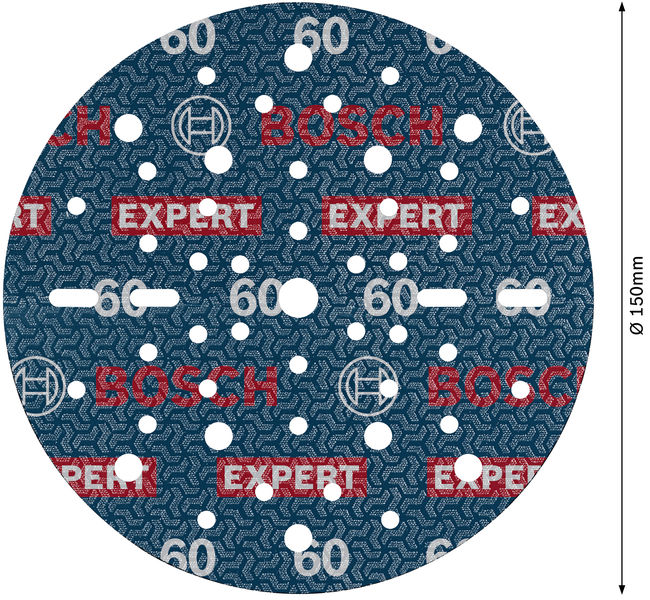 BOSCH EXPERT O780 Folienschleifscheibe, 150 mm, K60 BOSCH EXPERT O780 Folienschleifscheibe, 150 mm, K60