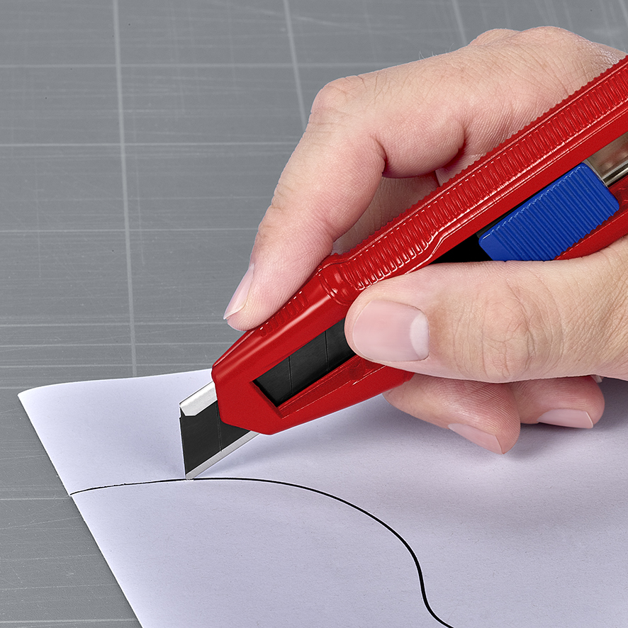 KNIPEX 90 10 165 BK CutiX Universalmesser 165 mm