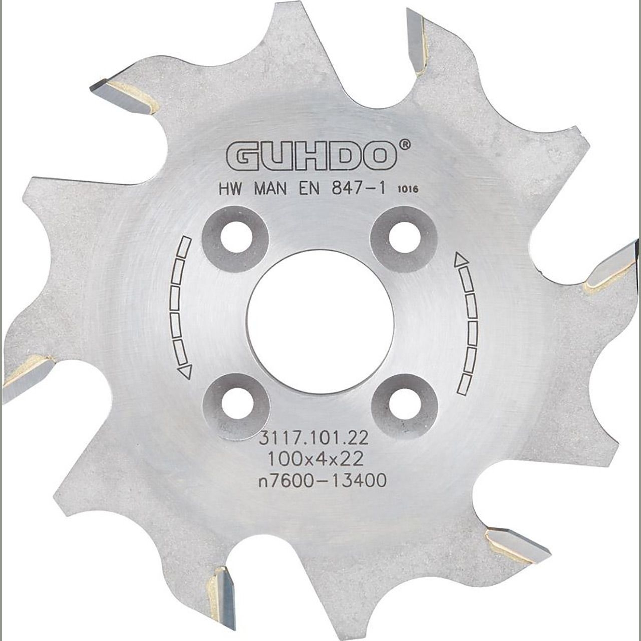 GUHDO LAMELLEN-Nutfraeser HW 100X4,0X22 mm Z6 GUHDO LAMELLEN-Nutfraeser HW 100X4,0X22 mm Z6