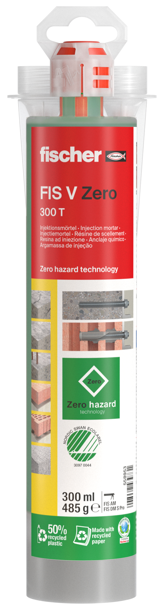 FISCHER Injektionsmörtel FIS V Zero 300 T