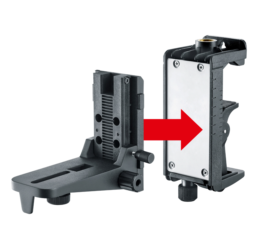 LASERLINER Magnetische Klemm- und Wandhalterung CrossGrip Pro (höhenverstellbar) LASERLINER Magnetische Klemm- und Wandhalterung CrossGrip Pro (höhenverstellbar)