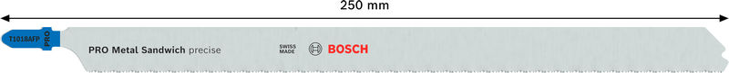 BOSCH Stichsägeblatt T 1018 AFP Precision for Metal-Sandwich BOSCH Stichsägeblatt T 1018 AFP Precision for Metal-Sandwich