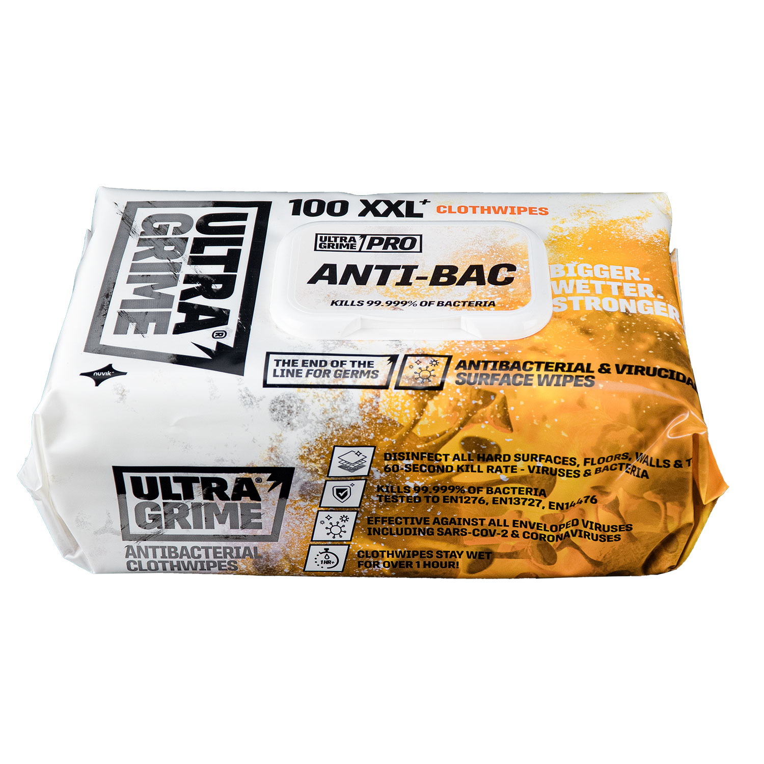 ULTRA GRIME Desinfektionstücher, 100 Tücher ULTRA GRIME Desinfektionstücher, 100 Tücher