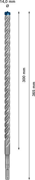 BOSCH EXPERT SDS plus-7X Hammerbohrer, 14 x 300 x 365 mm BOSCH EXPERT SDS plus-7X Hammerbohrer, 14 x 300 x 365 mm