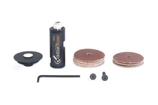 ARBORTECH Contour Sander Set - Konturschleifer mit Schleifpads (Winkelschleifer)