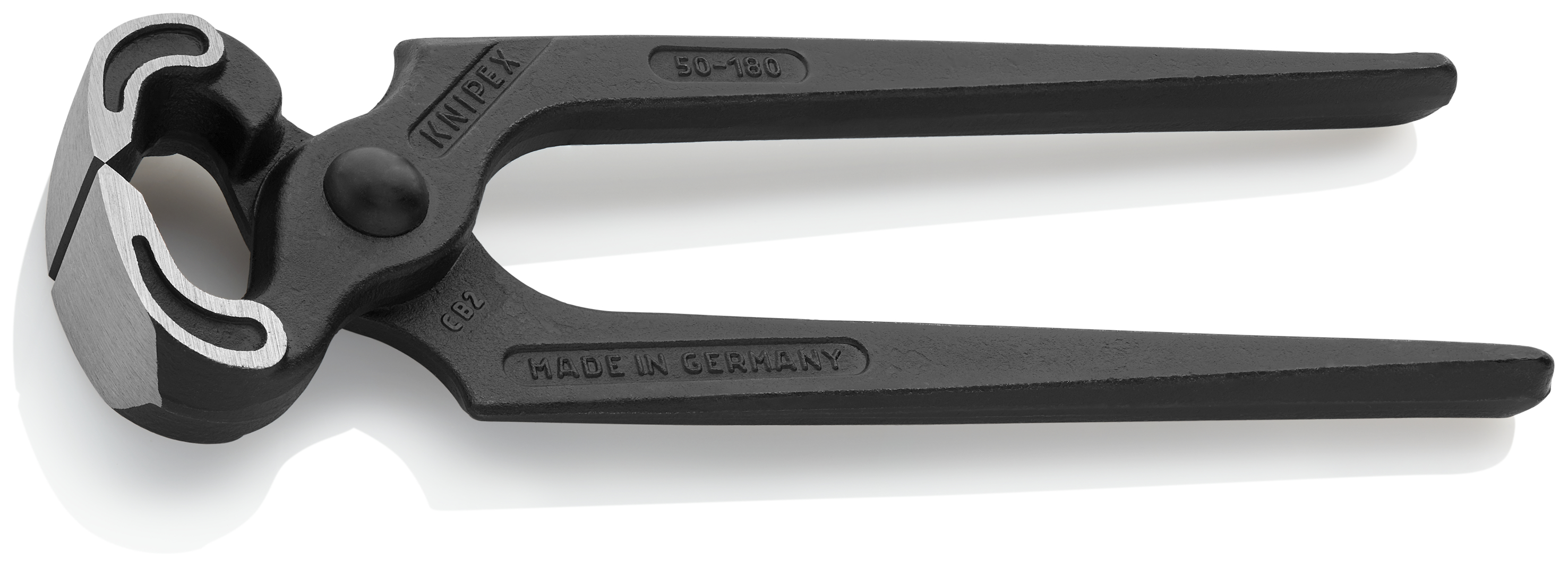 KNIPEX 50 00 180 Kneifzange schwarz atramentiert 180 mm KNIPEX 50 00 180 Kneifzange schwarz atramentiert 180 mm