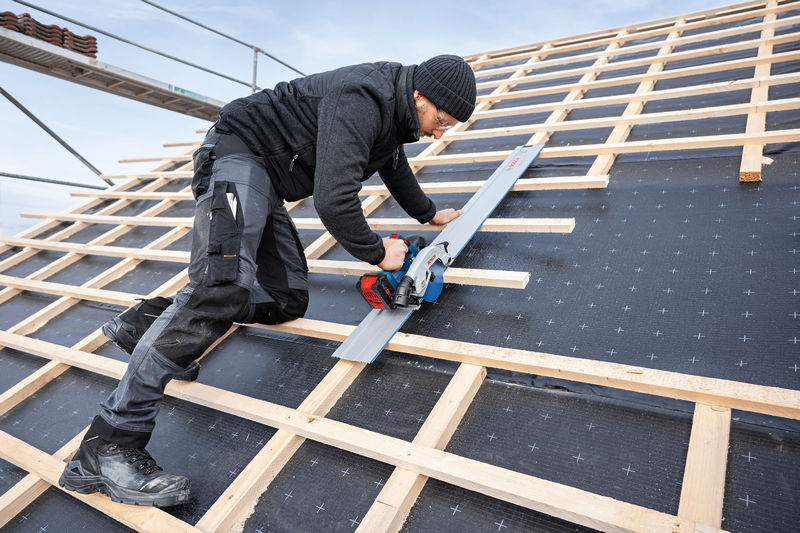 BOSCH Akku-Kreissäge GKS 18V-57-2 GX, Karton + FSN 440 BOSCH Akku-Kreissäge GKS 18V-57-2 GX, Karton + FSN 440