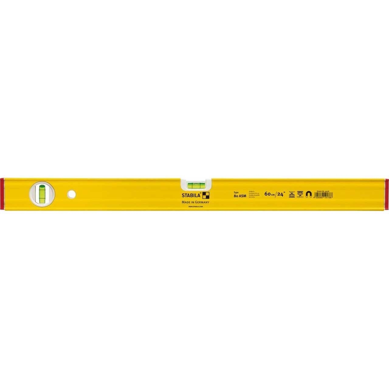 STABILA Wasserwaage Type 80 ASM, 120 cm