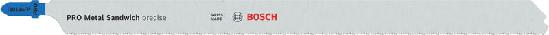 BOSCH Stichsägeblatt T 1018 AFP Precision for Metal-Sandwich BOSCH Stichsägeblatt T 1018 AFP Precision for Metal-Sandwich