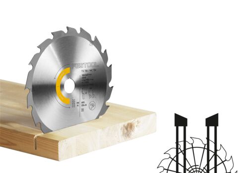 FESTOOL Kreissägeblatt WOOD STANDARD HW 160x1,6x20 W18