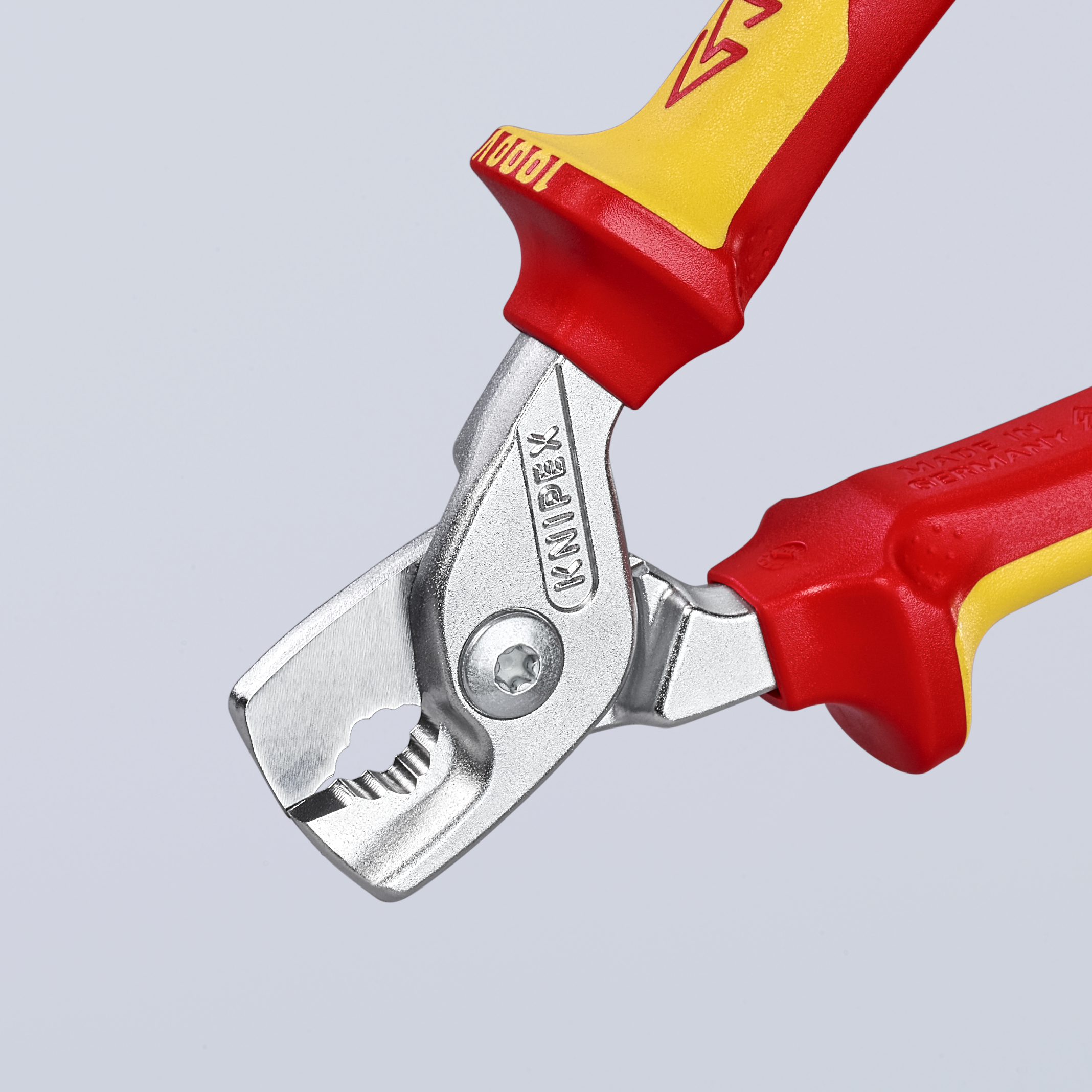 KNIPEX StepCut Kabelschere verchromt VDE 160mm