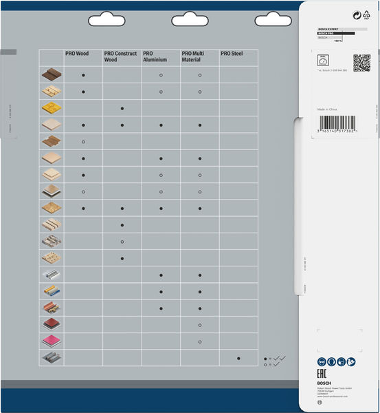 BOSCH PRO Wood Kreissägeblatt, 305 x 2,5 x 30 mm, Z40 BOSCH PRO Wood Kreissägeblatt, 305 x 2,5 x 30 mm, Z40