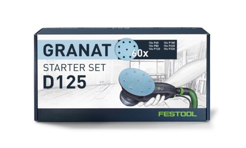 FESTOOL Schleifmittel Granat D125 GR-Set FESTOOL Schleifmittel Granat D125 GR-Set