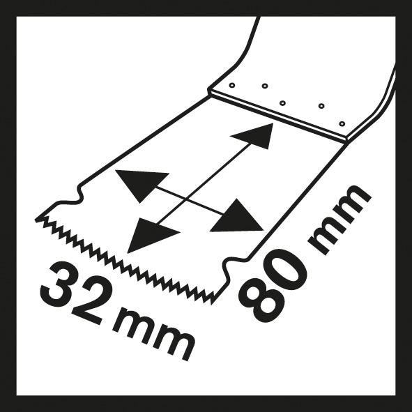 BOSCH HCS Tauchsägeblatt MAIZ 32 EPC Wood, 80 x 32 mm, 10er-Pack BOSCH HCS Tauchsägeblatt MAIZ 32 EPC Wood, 80 x 32 mm, 10er-Pack