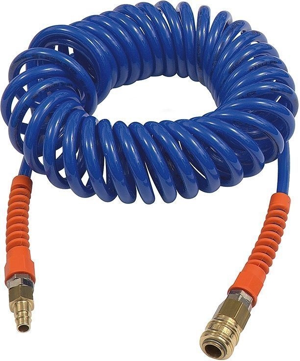 Riegler Spiralschlauch m. Kupplung + Nippel PU 12 x 8,0 - 6,0 m Riegler Spiralschlauch m. Kupplung + Nippel PU 12 x 8,0 - 6,0 m