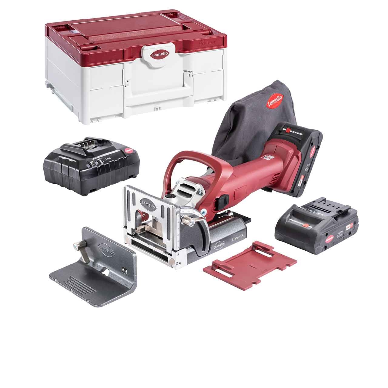 LAMELLO Classic X Akku Nutfräsmaschine Set, im Systainer, inkl. Akkus und Ladegerät