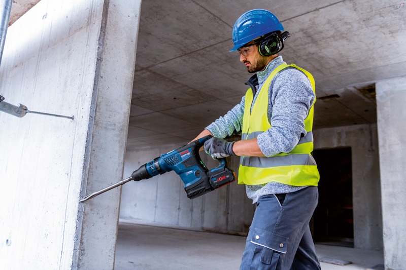 BOSCH Akku-Bohrhammer BITURBO mit SDS max GBH 18V-36 C, 2 x Akku ProCORE18V 8.0Ah BOSCH Akku-Bohrhammer BITURBO mit SDS max GBH 18V-36 C, 2 x Akku ProCORE18V 8.0Ah