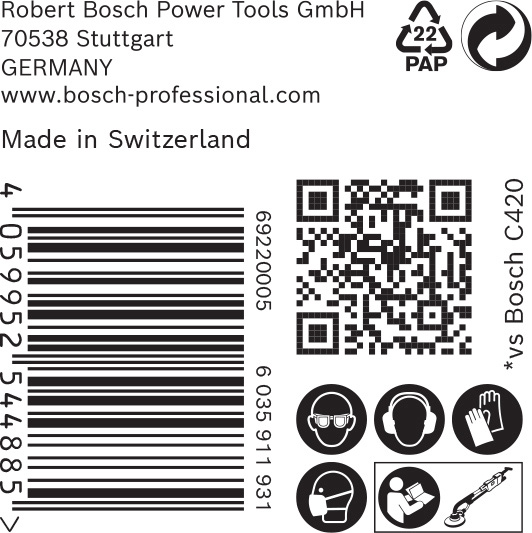 BOSCH EXPERT C470 Schleifp. mit 19 Löchern für Trockenbauschl., 225 mm, K 120, 25 Stk. BOSCH EXPERT C470 Schleifp. mit 19 Löchern für Trockenbauschl., 225 mm, K 120, 25 Stk.