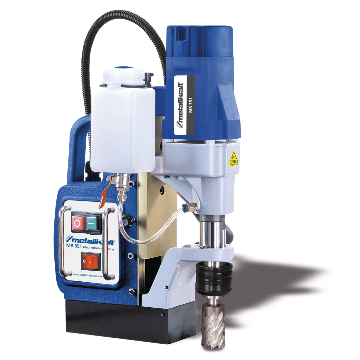 METALLKRAFT Magnetkernbohrmaschine mit Aktionsbeigabe 6-teiliges Kernbohrer-Set MB 351 Aktions-Set METALLKRAFT Magnetkernbohrmaschine mit Aktionsbeigabe 6-teiliges Kernbohrer-Set MB 351 Aktions-Set