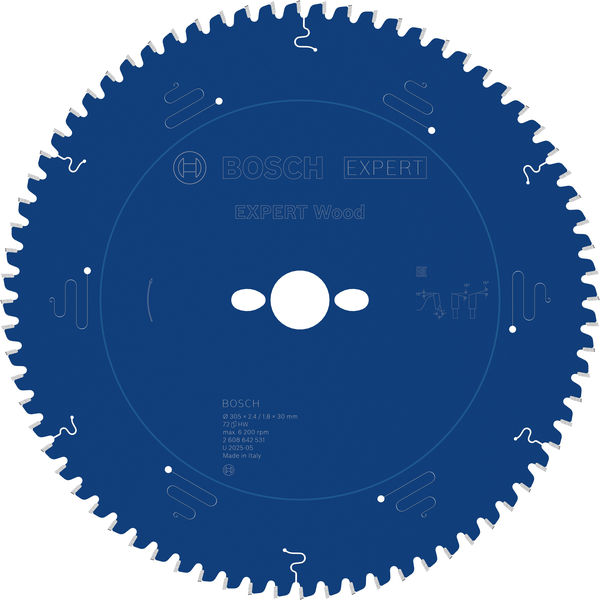 BOSCH Kreissägeblatt Expert for Wood, 305 x 30 x 2,4 mm, 72Z BOSCH Kreissägeblatt Expert for Wood, 305 x 30 x 2,4 mm, 72Z