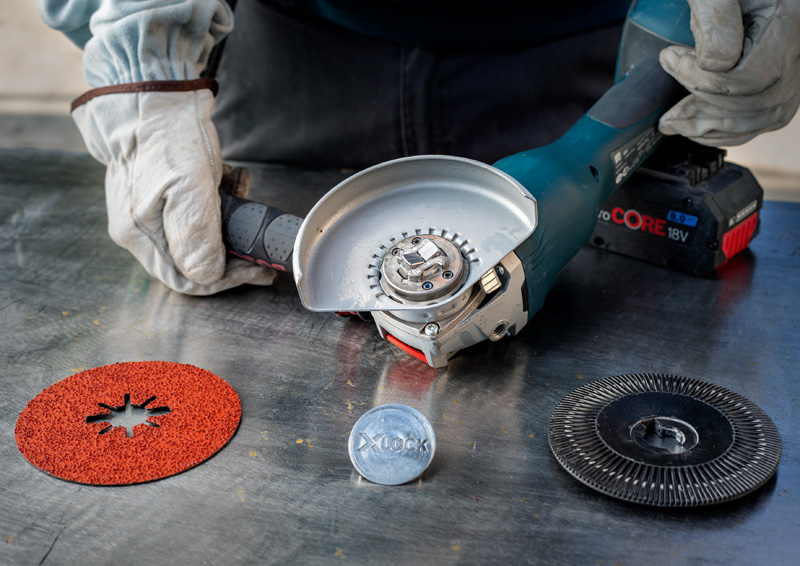 Bosch EXPERT R782 Prisma Ceramic Fiberscheibe, X-LOCK, 125 mm, 22,23 mm, G 36, 5-tlg. Bosch EXPERT R782 Prisma Ceramic Fiberscheibe, X-LOCK, 125 mm, 22,23 mm, G 36, 5-tlg.