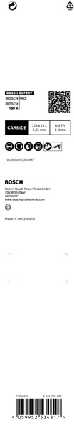 BOSCH EXPERT ‘Multi Material’ S 1156 XHM Säbelsägeblatt, 1 Stück BOSCH EXPERT ‘Multi Material’ S 1156 XHM Säbelsägeblatt, 1 Stück