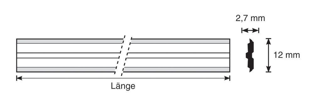 Brück Centrofix-Messer 310 mm