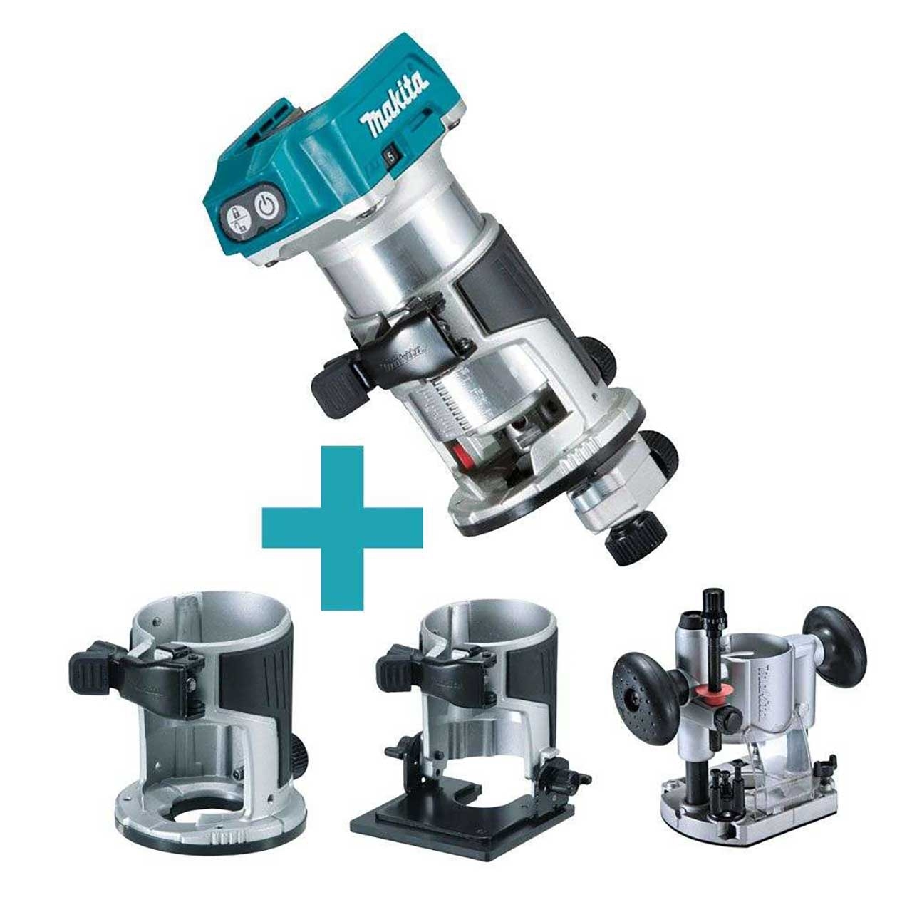 MAKITA Akku-Multifunktionsfräse DRT50ZJX2