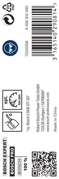 BOSCH Metallbohrer HSS-G, DIN 338