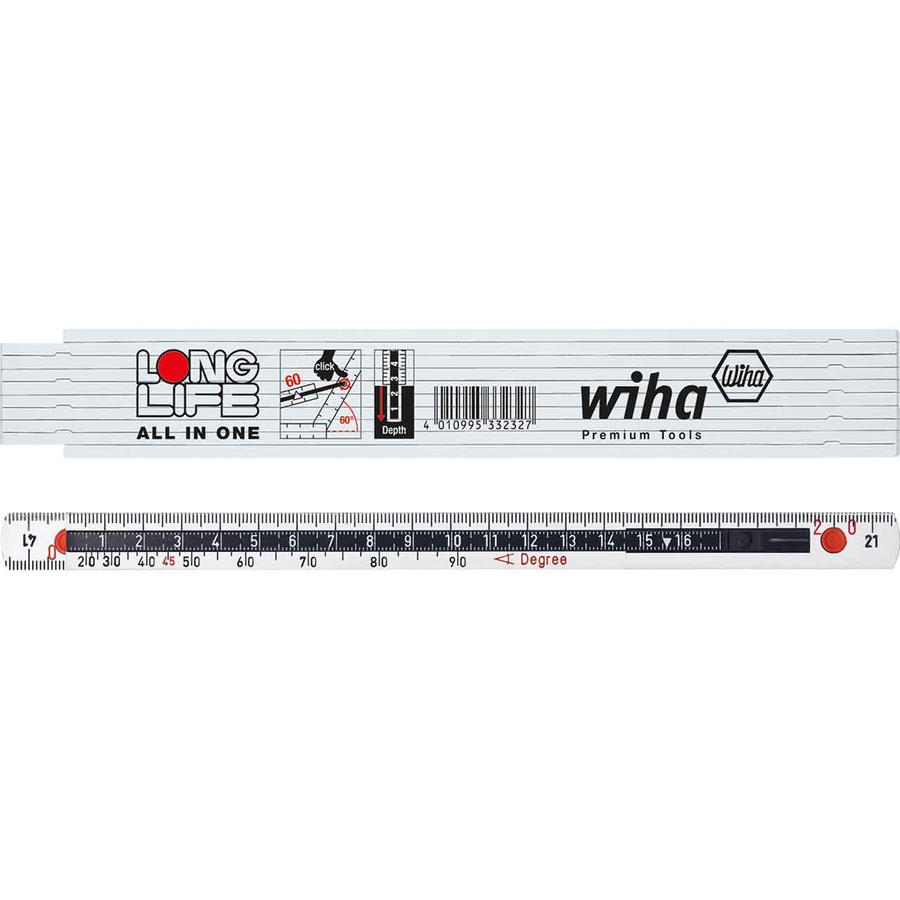 WIHA Gliedermaßstab Longlife® All in One 2 m metrisch WIHA Gliedermaßstab Longlife® All in One 2 m metrisch