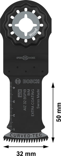BOSCH PRO AIZ 32 BSPIB Blatt für Multifunktionswerkzeuge, 32 x 50 mm BOSCH PRO AIZ 32 BSPIB Blatt für Multifunktionswerkzeuge, 32 x 50 mm