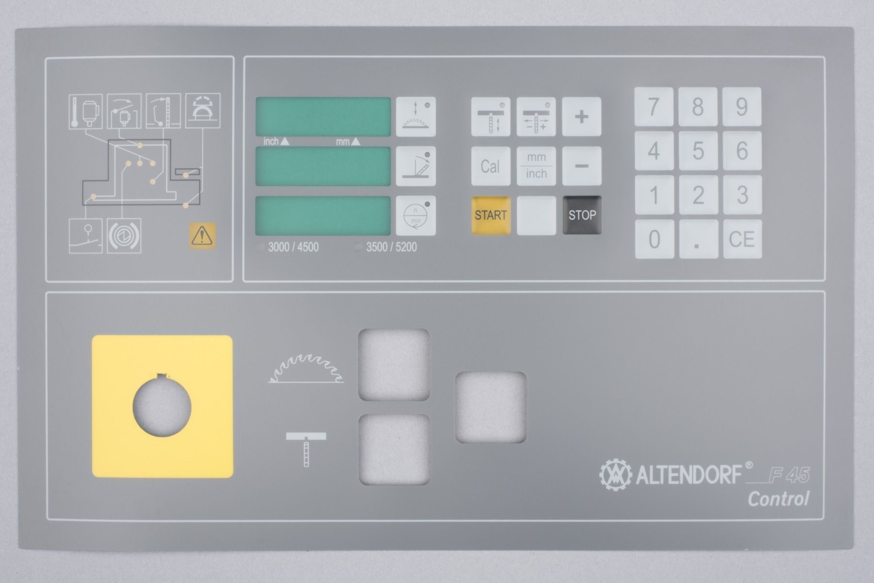 ALTENDORF Folie für Bedienpaneel F 45