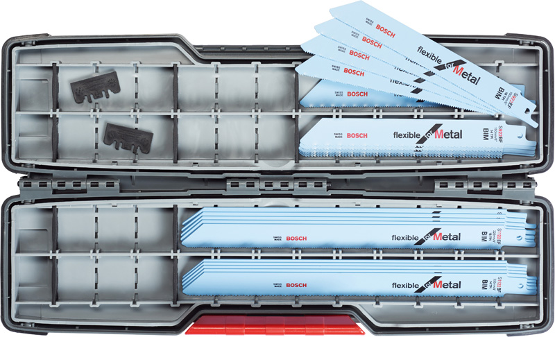 BOSCH 20-teiliges Säbelsägeblatt-Set, ToughBox für Metal