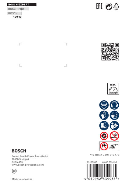 BOSCH EXPERT HardCeramic X-LOCK Diamanttrennscheibe, 125 x 22.23 x 1.4 x 10 mm BOSCH EXPERT HardCeramic X-LOCK Diamanttrennscheibe, 125 x 22.23 x 1.4 x 10 mm