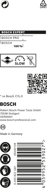 BOSCH EXPERT CYL-9 MultiConstruction Bohrer, 5,5 x 50 x 85 mm BOSCH EXPERT CYL-9 MultiConstruction Bohrer, 5,5 x 50 x 85 mm