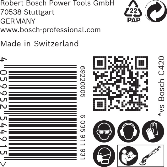 BOSCH EXPERT C470 Schleifp. mit 19 Löchern für Trockenbauschl., 225 mm, K 220, 25 Stk. BOSCH EXPERT C470 Schleifp. mit 19 Löchern für Trockenbauschl., 225 mm, K 220, 25 Stk.