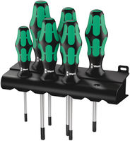 WERA Schraubendrehersatz Kraftform Plus TORX 367/6 Rack