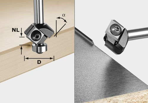 FESTOOL Fasefräser-Wendeplatten S8 HW 45° D27 12x12 KL FESTOOL Fasefräser-Wendeplatten S8 HW 45° D27 12x12 KL