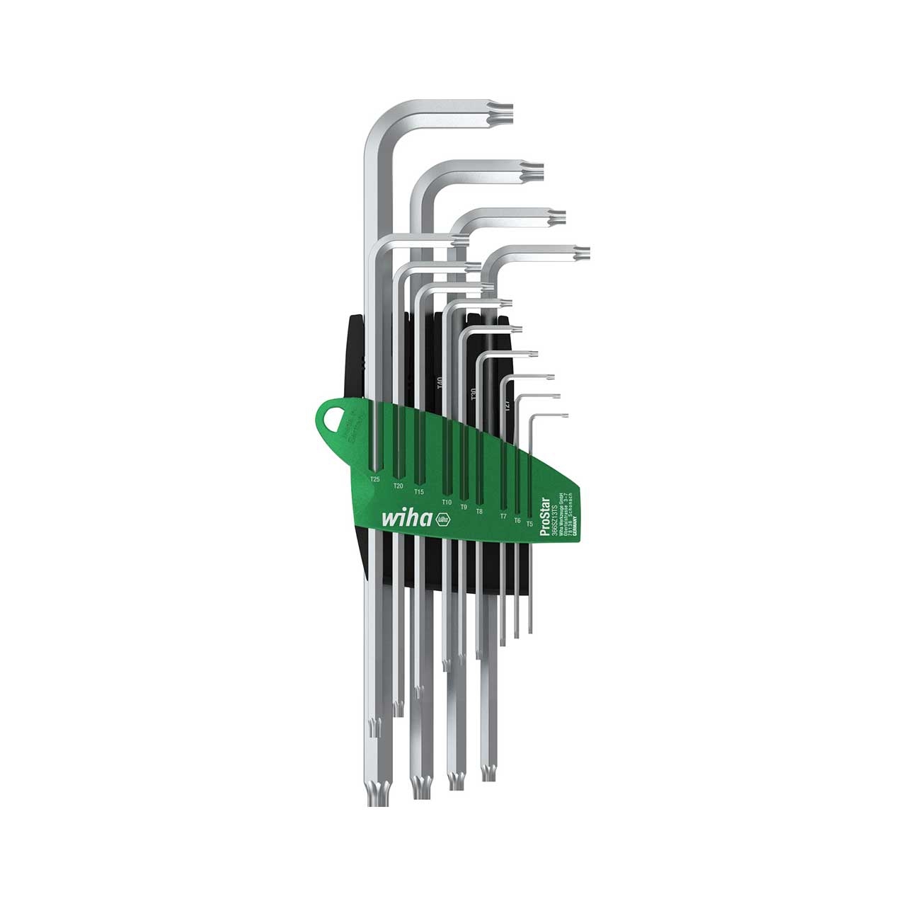 WIHA Stiftschlüssel Set im ProStar Halter TORX® 14-tlg. titansilber