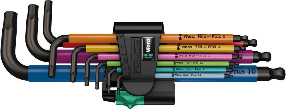 WERA Winkelschlüsselsatz, metrisch, BlackLaser 950/9 Hex-Plus Multicolour 1 WERA Winkelschlüsselsatz, metrisch, BlackLaser 950/9 Hex-Plus Multicolour 1