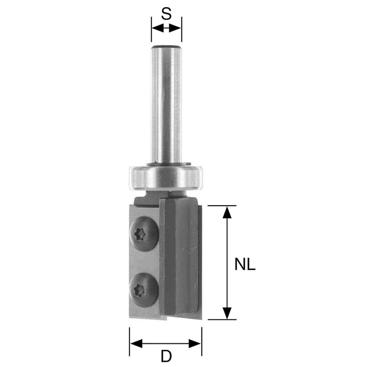 BRÜCK HW-WP-Bündigfräser Typ 386A Z2 BRÜCK HW-WP-Bündigfräser Typ 386A Z2