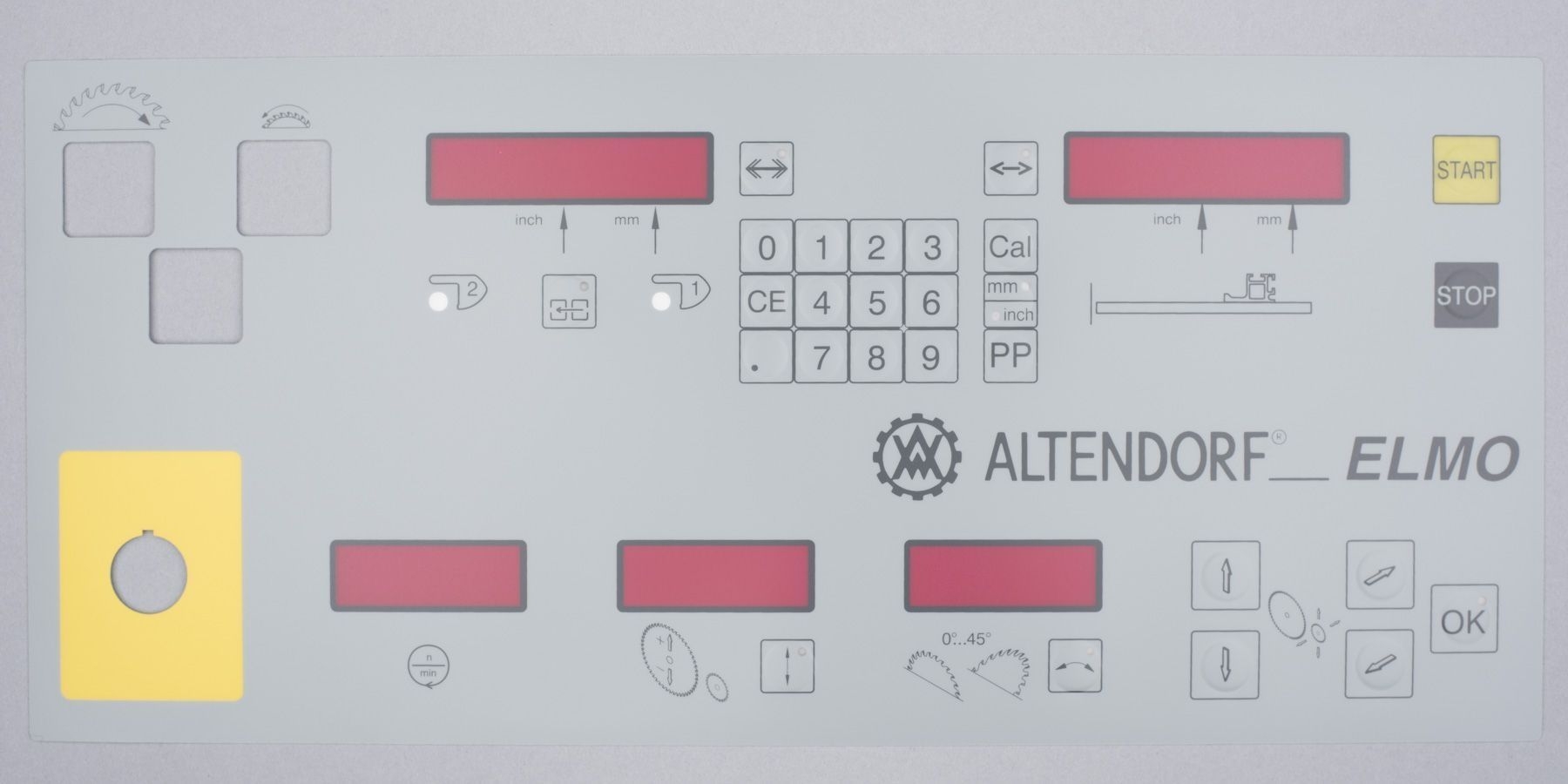 ALTENDORF Folie für Bedienpaneel F 45 ELMO 4