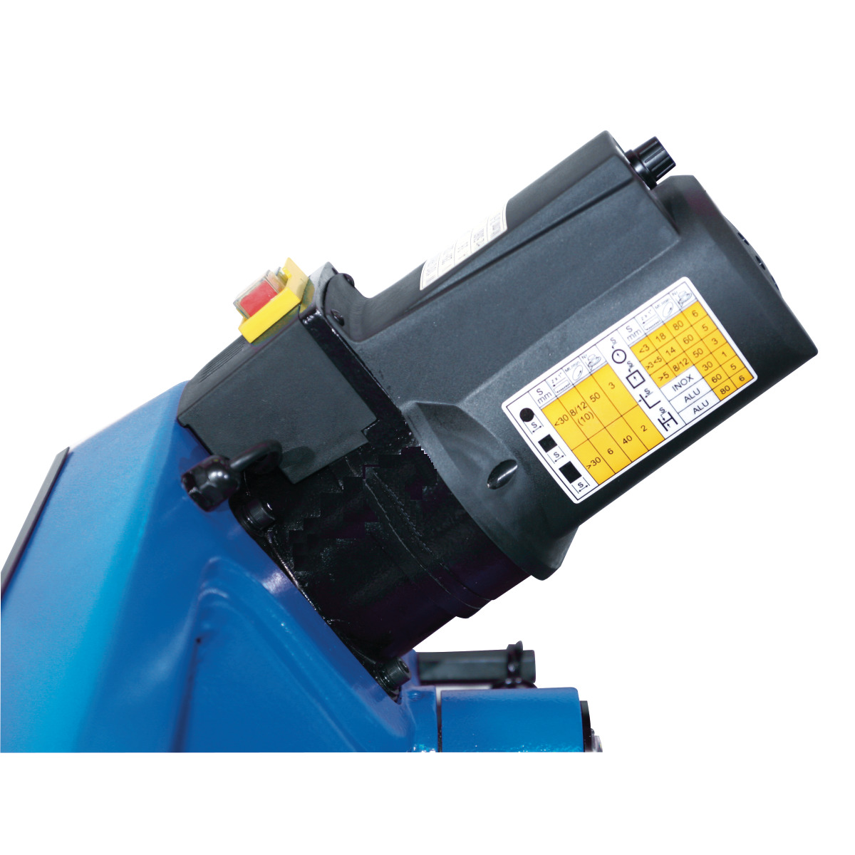 METALLKRAFT Laufruhige Metallbandsäge für Gehrungsschnitte bis 60° MBS 125 Aktions-Set