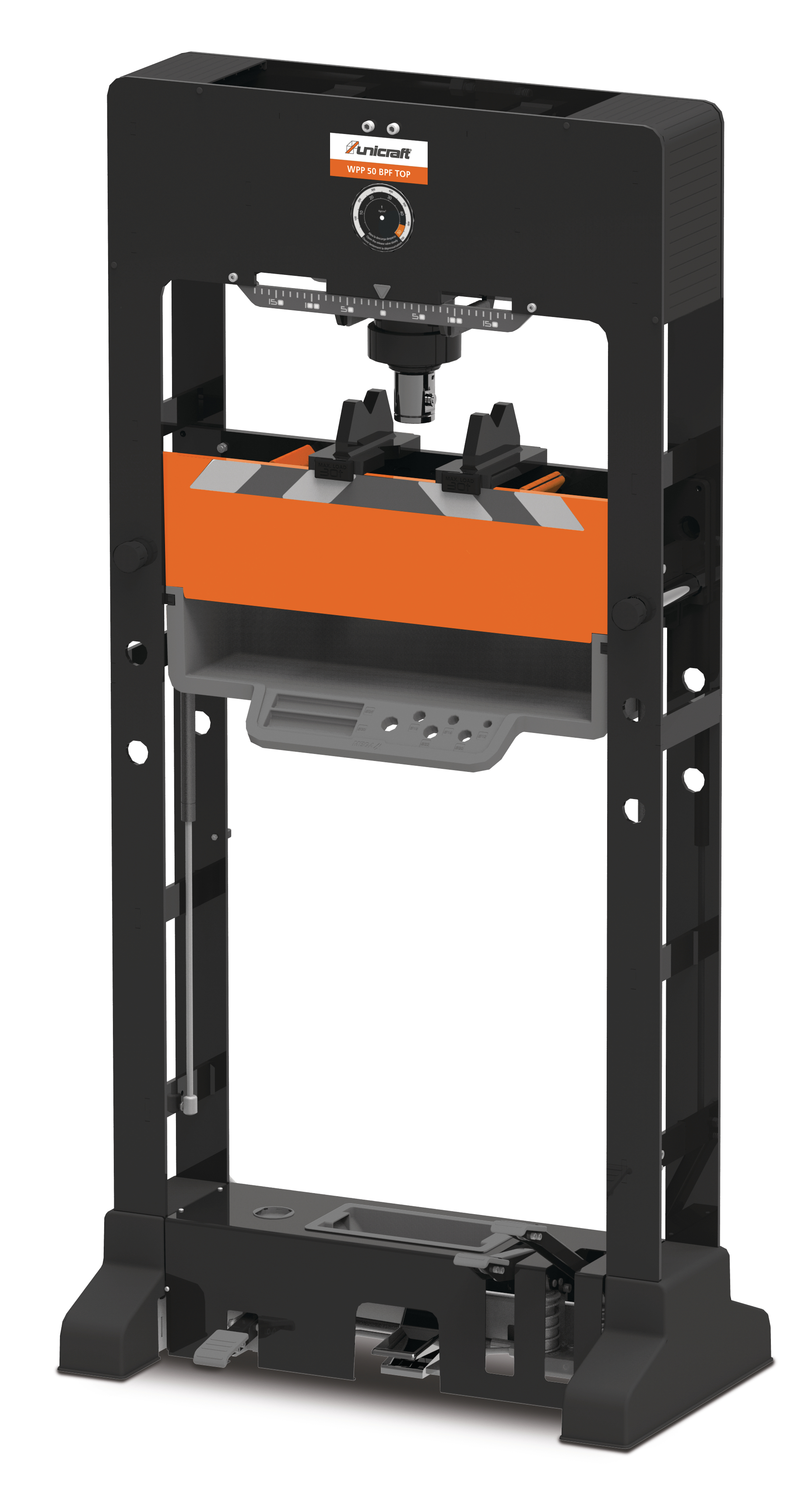 UNICRAFT Hydraulische Werkstattpresse WPP 50 BPF TOP